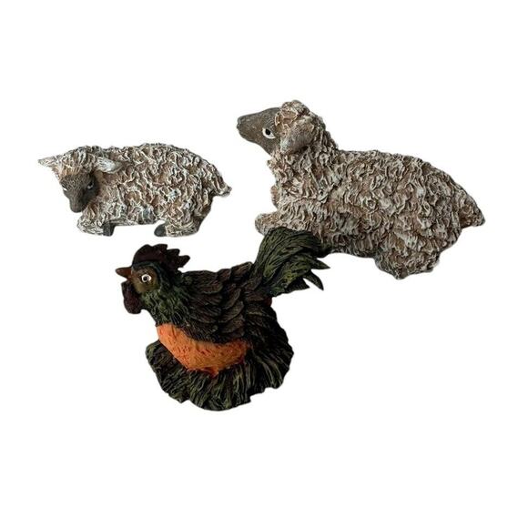 Vintage Lang and Wise Nativity Lisa Blowers Away in a Manger 6 pc 1998 2nd Ed - Picture 10 of 16